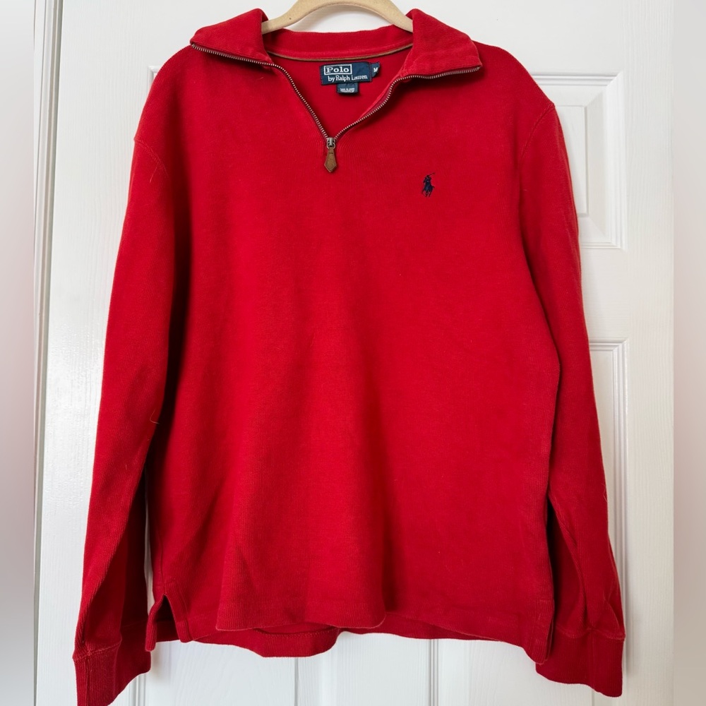 Polo Ralph Lauren quarter zip pullover men’s sweaters in size medium